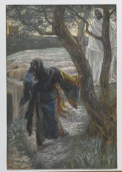 Gesù appare a Maria Maddalena, illustrazione da La vita di Nostro Signore Gesù Cristo, 1886-94