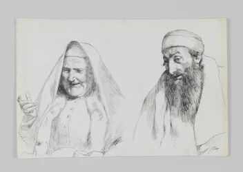 Ebreo ed ebrea, illustrazione da La vita di Nostro Signore Gesù Cristo