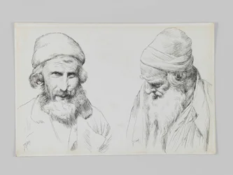 Ebrei e yemeniti, Gerusalemme, illustrazione da La vita di Nostro Signore Gesù Cristo