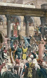 Sia crocifisso, illustrazione per La vita di Cristo, c.1886-96