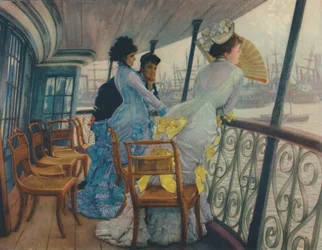 A bordo della H.M.S. Calcutta, c.1877, 1948