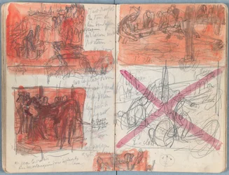 Pagine da un album di schizzi per La vita di Nostro Signore Gesù Cristo