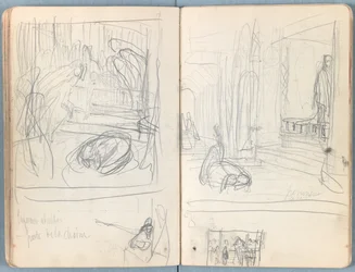 Pagine da un album di schizzi per La vita di Nostro Signore Gesù Cristo, fine 1880