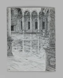 Portico della Moschea di Mohamet-Ali, illustrazione da La vita di Nostro Signore Gesù Cristo