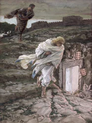 San Pietro e San Giovanni Corrono alla Tomba, illustrazione per La Vita di Cristo, c.1886-94