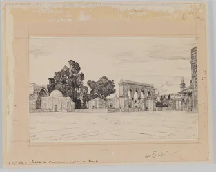 Supposto sito del Tempio, illustrazione da La vita di Nostro Signore Gesù Cristo