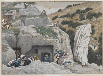 Il nascondiglio degli apostoli, illustrazione da La vita di Nostro Signore Gesù Cristo, 1886-94