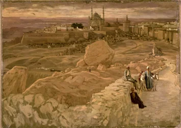 La Cittadella, Il Cairo, vista dal Mokattam verso sud-est, c.1886-96