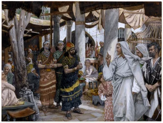 La guarigione del figlio del governatore, illustrazione per La vita di Cristo