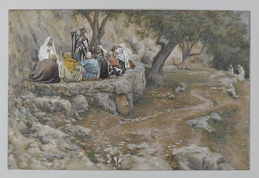 Il primato di San Pietro, illustrazione da La vita di Nostro Signore Gesù Cristo, 1886-96