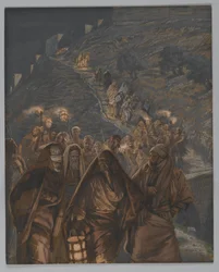 La processione di Giuda, illustrazione da La vita di Nostro Signore Gesù Cristo, 1886-94