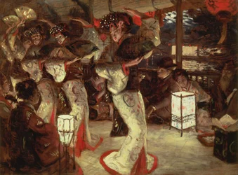 Il figliol prodigo nella vita moderna: in terre straniere, c.1882