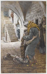 Il ritorno del figliol prodigo, illustrazione per La vita di Cristo, c.1886-96