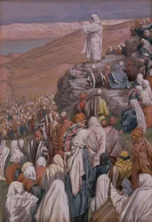 Il sermone sul monte, illustrazione per La vita di Cristo, c.1886-96