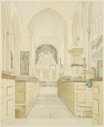 Interno della Chiesa di Tutti i Santi