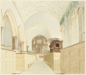 Interno della Chiesa di St Mary-le-Port