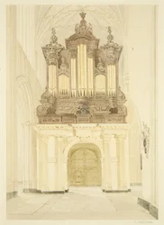Organo e tribuna dell