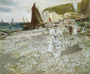 La spiaggia di ciottoli