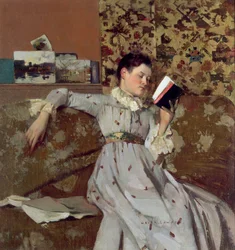 Caterina che legge un libro, c.1888