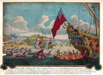 Lo sbarco delle truppe del New England sull