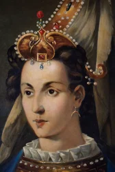 Ritratto di Roxelana, la schiava russa che divenne moglie di Suleyman I.Top...
