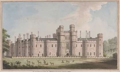 Castello di Herstmonceux, East Sussex: Vista Sud-Ovest