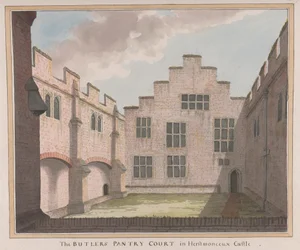 Castello di Herstmonceux, East Sussex: La corte della dispensa del maggiordomo