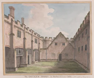 Castello di Herstmonceux, East Sussex: il cortile dei polli
