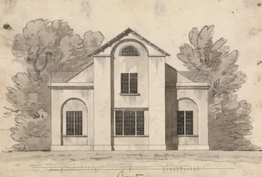 Disegno preparatorio per il Design 1, Tavola 1 di Una collezione di design per ritiri rurali
