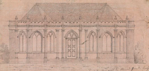 Disegno Preparativo per Design 20, Tavola 18 di Una Collezione di Progetti per Ritiri Rurali