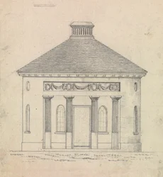 Disegno preparatorio per il Design 30, Tavola 31 di Una collezione di design per ritiri rurali