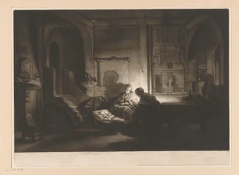 Sacra famiglia di sera