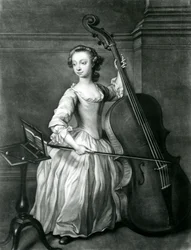 Ritratto di Benjamin Hallett (mezzotinto)