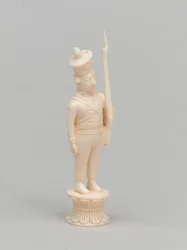 Pedone bianco, pezzo degli scacchi, India