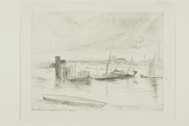Alba a Battersea (Molo di Cadogan)