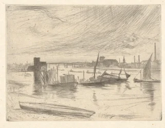 Alba a Battersea (Cadogan Pier), dalla serie del Tamigi