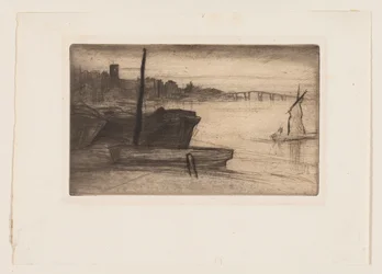 Ponte e chiesa di Chelsea