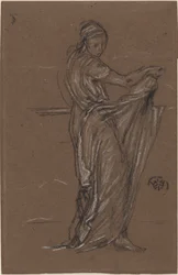 Figura femminile drappeggiata
