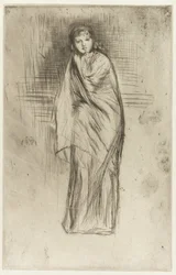 Modello drappeggiato