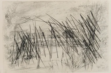 Paesaggio con pescatore