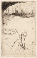 Schizzo dopo il "Cigno e Iris" di Cecil Lawson