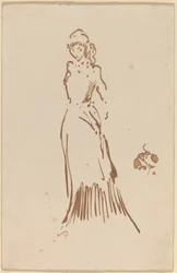 Figura femminile in piedi