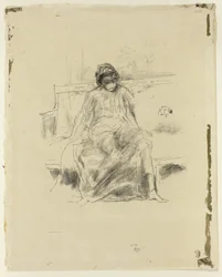 Figura Drappeggiata, Seduta