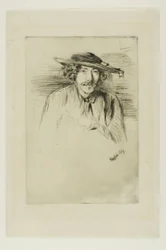Whistler con un cappello