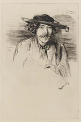 Whistler con un cappello