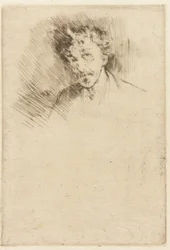 Whistler con il ciuffo bianco