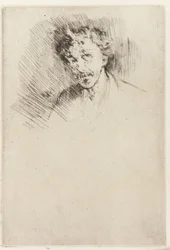 Whistler con il ciuffo bianco
