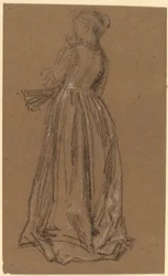 Donna con ventaglio