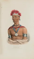 MAUCK-COOMAUN; un famoso capo Ioway, da Il portafoglio aborigeno
