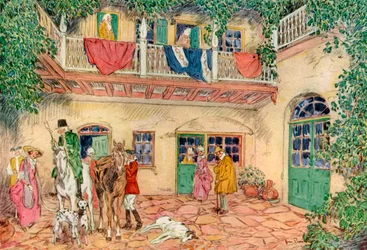 La casa infestata, New Orleans, Louisiana, USA, XVIII secolo